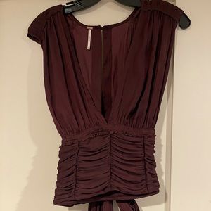 Free People Deep V Top